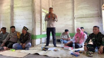 Kapolsek Simpang Jernih Ajak Warga Desa Melidi Perangi Segala Bentuk Aksi Premanisme